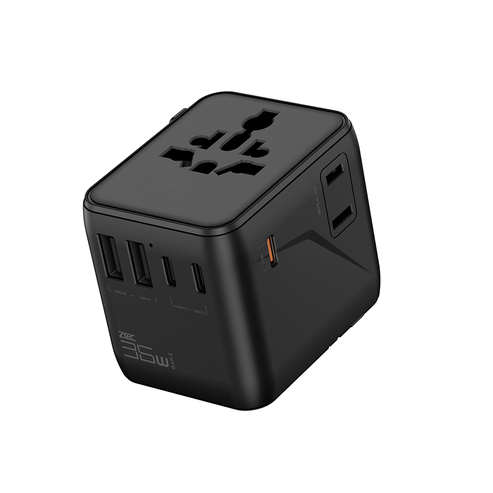 หัวแปลงปลั๊กไฟ ZTEC ZU351 35W TRAVEL ADAPTER_0